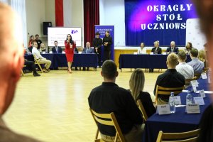 Okrągły stół uczniowski. Młodzież mówiła o swoich oczekiwaniach i potrzebach