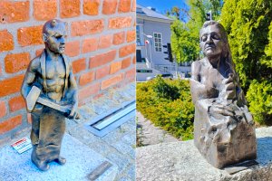 Baśniowy szlak w Olsztynie. Bohaterowie legend z Warmii i Mazur mosiężnymi figurkami