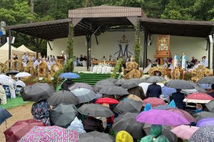 Gietrzwałd: pielgrzymi dziękowali za plony i wspominali objawienia Matki Bożej