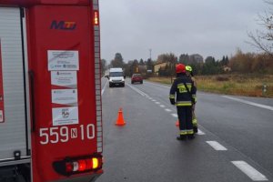 Dwie osoby ranne w wypadku na DK53. Utrudnienia na trasie Pasym-Szczytno