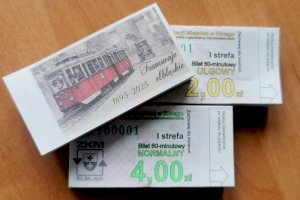 Kolekcjonerskie bilety w Elblągu z okazji jubileuszu tramwajów
