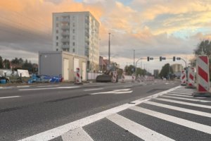 Koniec przebudowy na Dąbka. W Elblągu ruszają testy nowej sygnalizacji