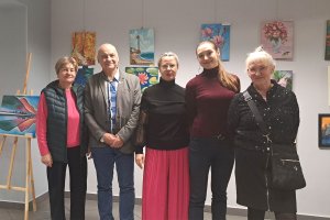 Arteterapia w Działdowie. Wystawa prac początkujących artystów