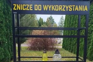 Nowe zniczodzielnie na cmentarzach w Pasłęku