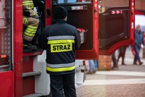 Pożar mieszkania w Iławie. Ewakuowano 28 osób