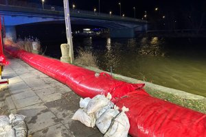 Sytuacja na rzece Elbląg stabilizuje się. Woda powoli opada