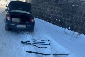 Ze szlifierką na wiadukt. Policja udaremniła kradzież w gminie Biskupiec