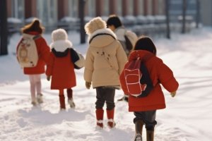 Zima utrudnia naukę. Nie wszystkie szkoły działają stacjonarnie