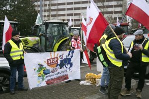 Rolnicy z Polski i Europy protestują w Strasburgu przeciwko umowie UE-Mercosur