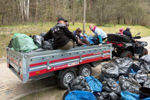 Trzy tony śmieci zniknęły z Łyny. Wielkie sprzątanie w Brąswałdzie