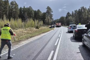 Tragiczne zderzenie na DK58. Dwie osoby nie żyją, droga zamknięta