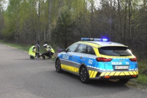 Wypadek na hulajnodze elektrycznej. Dwoje nastolatków w szpitalu
