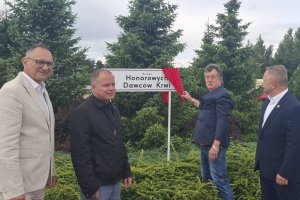 Rondo wyjątkowych patronów. Krwiodawcy wyróżnieni