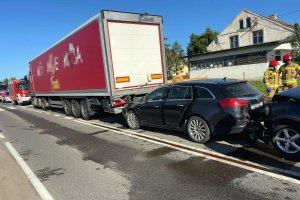 Trzy zdarzenia na krajówkach. Są utrudnienia w ruchu