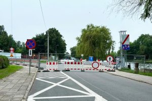 Elbląg przygotowuje się na remont mostu. Powstaje tymczasowy przejazd dla kierowców