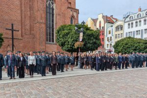 Wojewódzkie obchody święta KAS w Elblągu. Były awanse i odznaczenia