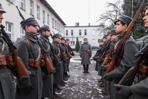 Musztra młodych legionistów w Olsztynku - FILM