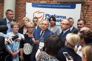 Parlamentarzyści Platformy Obywatelskiej odwiedzają województwo warmińsko-mazurskie