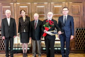 Profesor Roman Jurkowski odebrał nagrodę prezydenta Olsztyna w dziedzinie historii