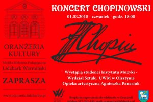 Koncert Chopinowski w Oranżerii Kultury