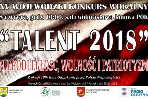 Wojewódzki Konkurs Wokalny Talent 2018