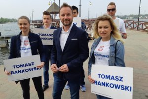 Kandydat do Europarlamentu odwiedził Ostródę. Tomasz Frankowski: Chcemy kontynuować program Polska Wschodnia