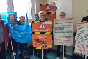 Pielęgniarki ze Szpitala Wojewódzkiego w Olsztynie kontynuują protest. Dyrekcja placówki: nie możemy zgodzić się na ich żądania