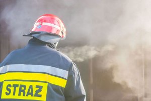 Pożar stodoły w Miłomłynie
