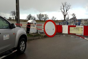 Most pontonowy w Nowakowie zamknięty dla kierowców