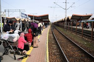 Z Przemyśla odjadą kolejne pociągi z uchodźcami. Jeden z nich dotrze do Olsztyna