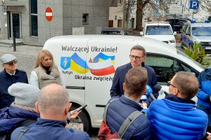 Miasto Olsztyn przekazało samochód dostawczy ukraińskiemu miastu