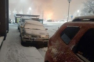 Pożar na działkach w Olsztynie. Spłonęła altanka