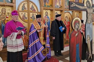 Wspólnie modlili się o pokój w Ukrainie. Ekumeniczne nabożeństwo w cerkwi w Ostródzie