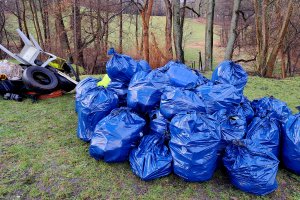 Rekordowa ilość śmieci w rzece Łynie. Zakończono dwudniowe sprzątanie