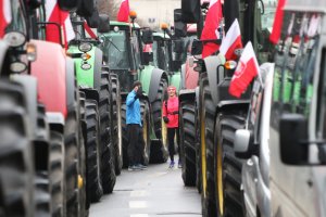 Rolnicy protestowali w centrum Olsztyna [ZDJĘCIA]