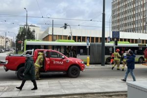 Autobus MPK potrącił pieszego w centrum Olsztyna