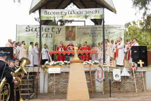 W Świętym Gaju uczczono św. Wojciecha. To patron Polski i Diecezji Elbląskiej
