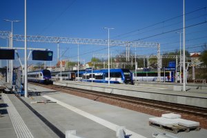 Remont stacji Olsztyn Główny. Wkrótce podróżni skorzystają z nowych peronów [ZDJĘCIA]