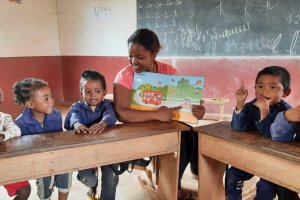 Uczniowie adoptowali dwoje dzieci z Madagaskaru. 