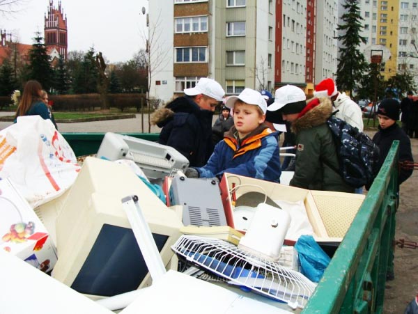 zbiórka elektrośmieci, fot. M. Stankiewicz