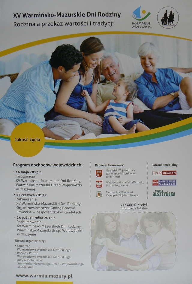 XV Warmińsko-Mazurskie Dni Rodziny