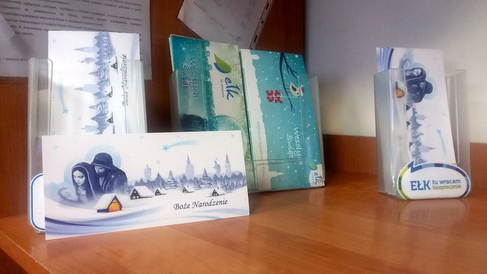 Ełcki ratusz wydał limitowaną edycję pocztówek świątecznych