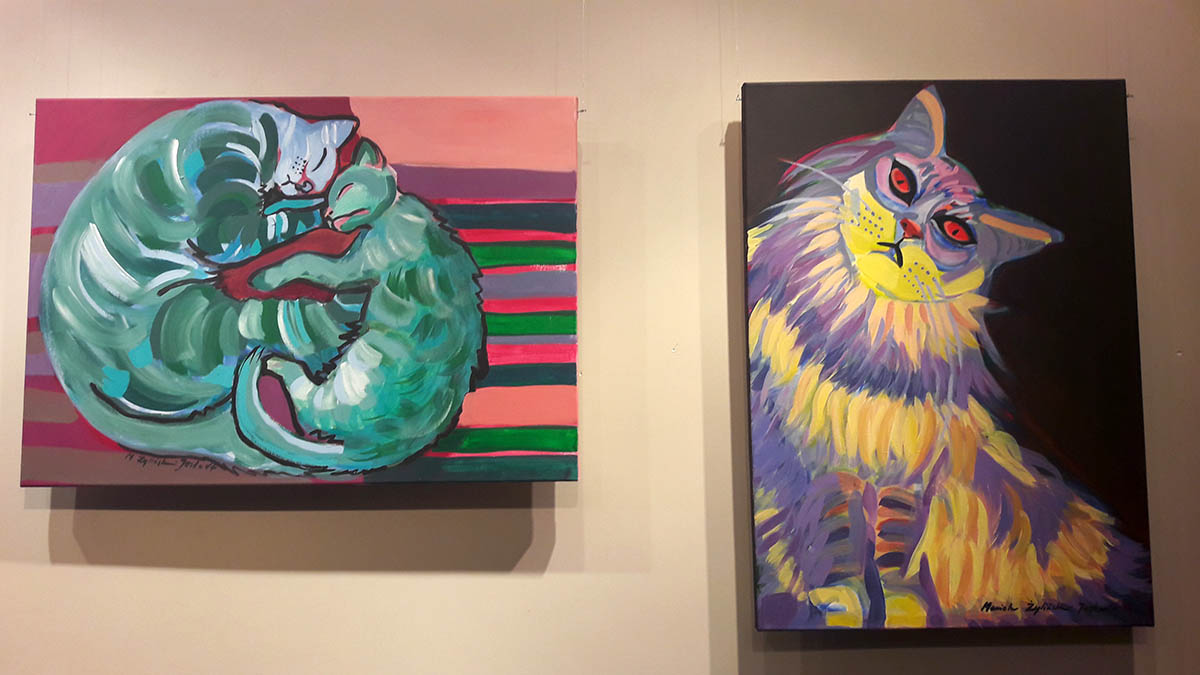 Wystawa „Koty” Marioli Żylińskiej – Jestadt