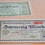 Muzeum Historyczne w Ełku powiększyło zbiór banknotów zastępczych. Placówka kupiła dwa kolejne notgeldy