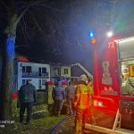 Pożar domu dwurodzinnego w gminie Małdyty