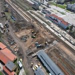 Trwa budowa trasy Rail Baltica w Ełku. Co udało się zrobić?