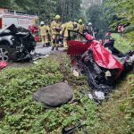 Cztery osoby ranne w wypadku na DK59