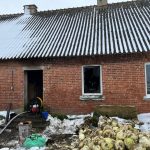 Pożar domu w powiecie iławskim. Jest ofiara śmiertelna