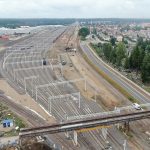 Postępują prace na stacji w Ełku. Linia kolejowa Rail Baltica połączy Polskę z Europą