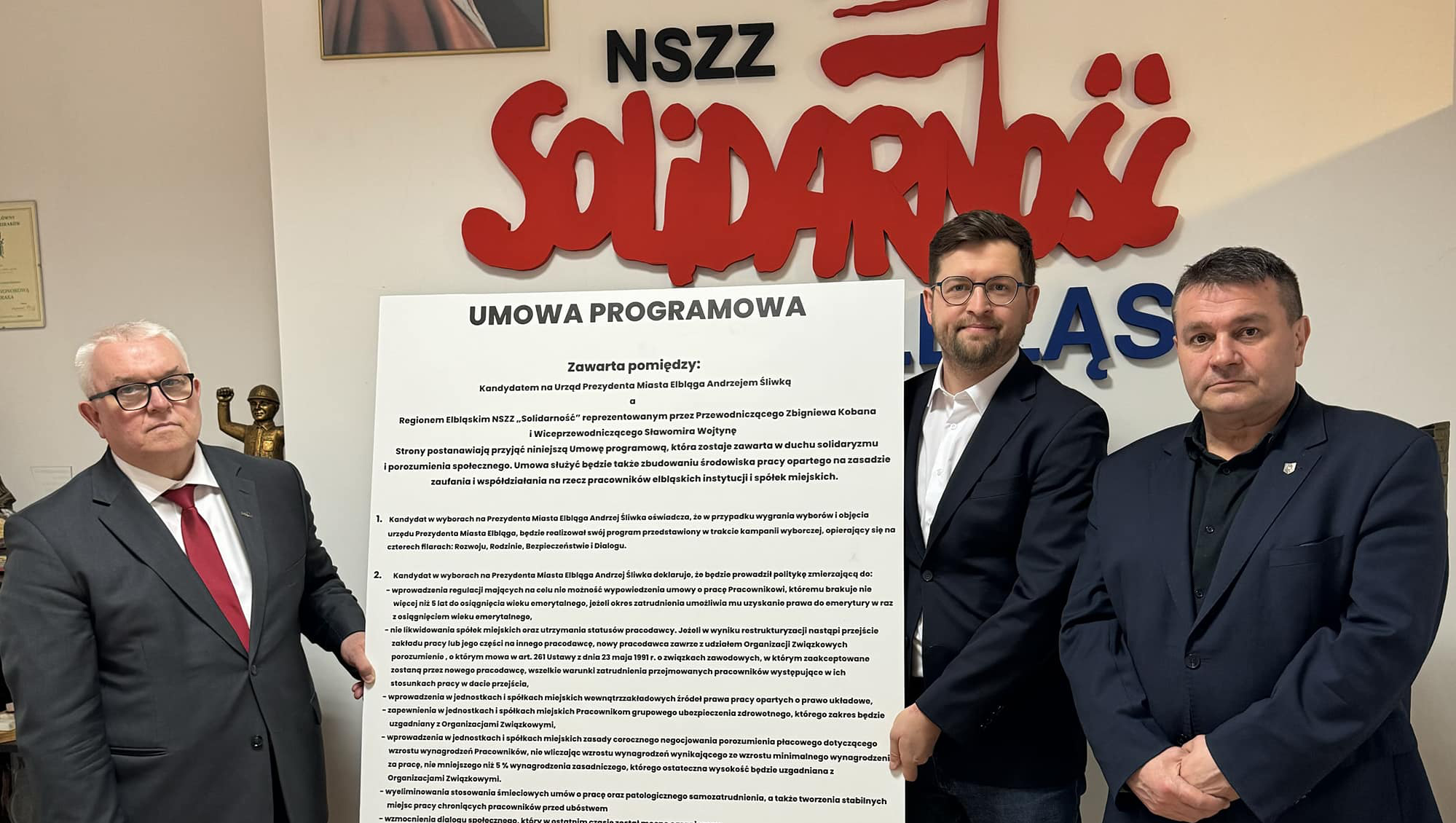 Kandydat PiS na prezydenta Elbląga deklaruje wzmocnienie dialogu społecznego